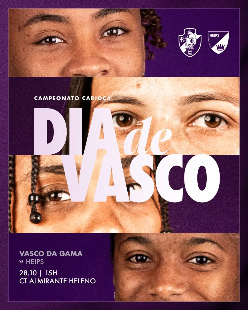 Vasco Feminino estreia no Carioca 2026 contra o Heips nesta quarta-feira