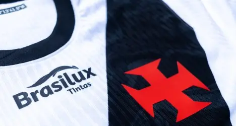 Brasilux Tintas é a nova patrocinadora do Vasco na semifinal da Copa do Brasil