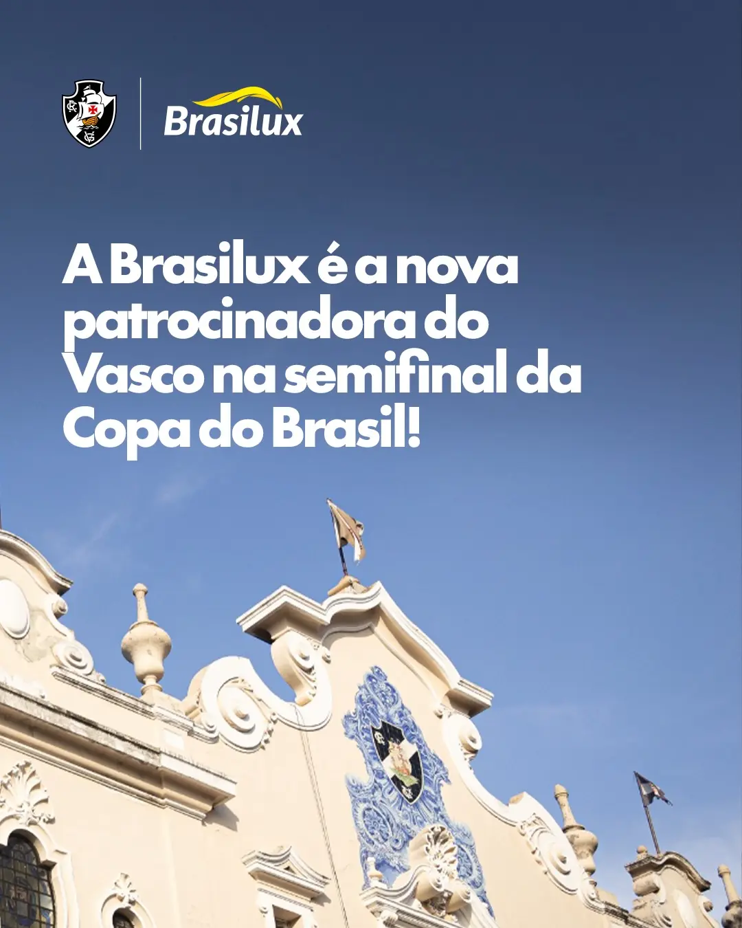 Vasco da Gama fecha parceria com Brasilux Tintas