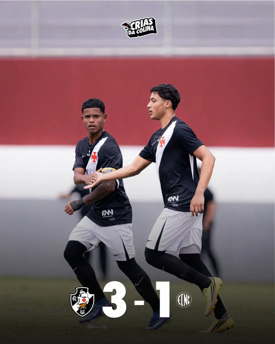 Vasco Sub-17 brilha e vence Nova Cidade por 3 a 1 na Copa Rio